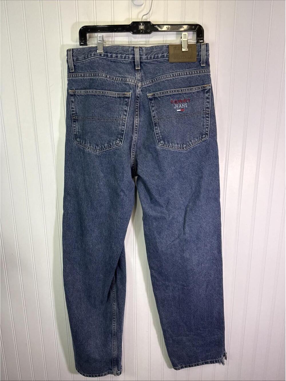 Vintage Tommy Hilfiger Jeans Mens 33/32 Straight Leg Relaxed Fit Y2K Medium